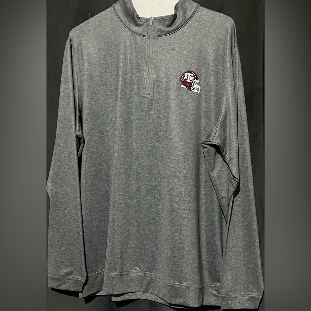 Peter millar Texas A&M 1/4 zip 3XL never worn.  Runs small. More of a 2xl.